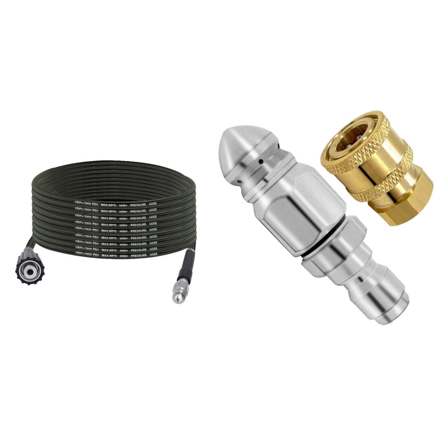 πΏ HOT SALE! β‘ High-Pressure Sewer Jetter Hose with Nozzle β Strong Pressure Cleaning, Flexible & Durable, Anti-Kink Design, Universal Compatibility for Pipeline & Sewer Unblocking π οΈ