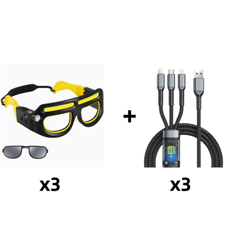 📢📢50 % OFF !!✨Rechargeable LED Glasses Headlamp