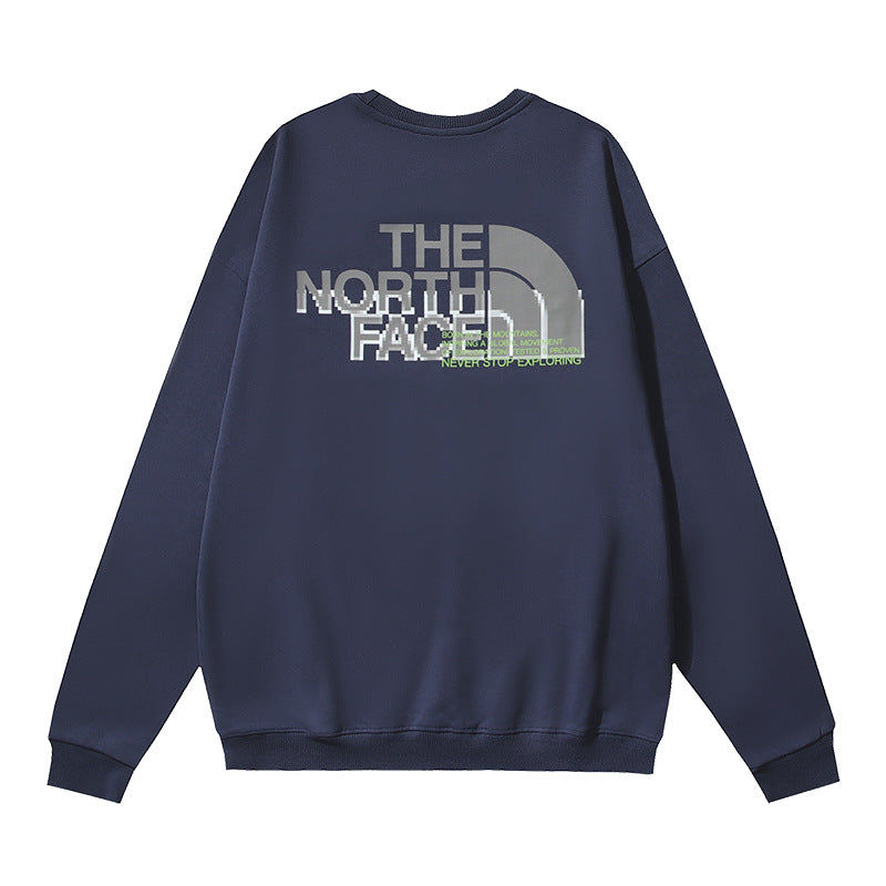 The North Face Oversized Half Dome Logo Crewneck Sweatshirt – Navy