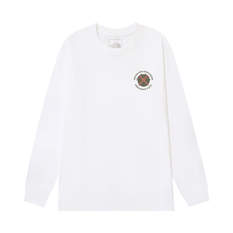 The North Face Never Stop Exploring Graphic Long Sleeve T-Shirt – White