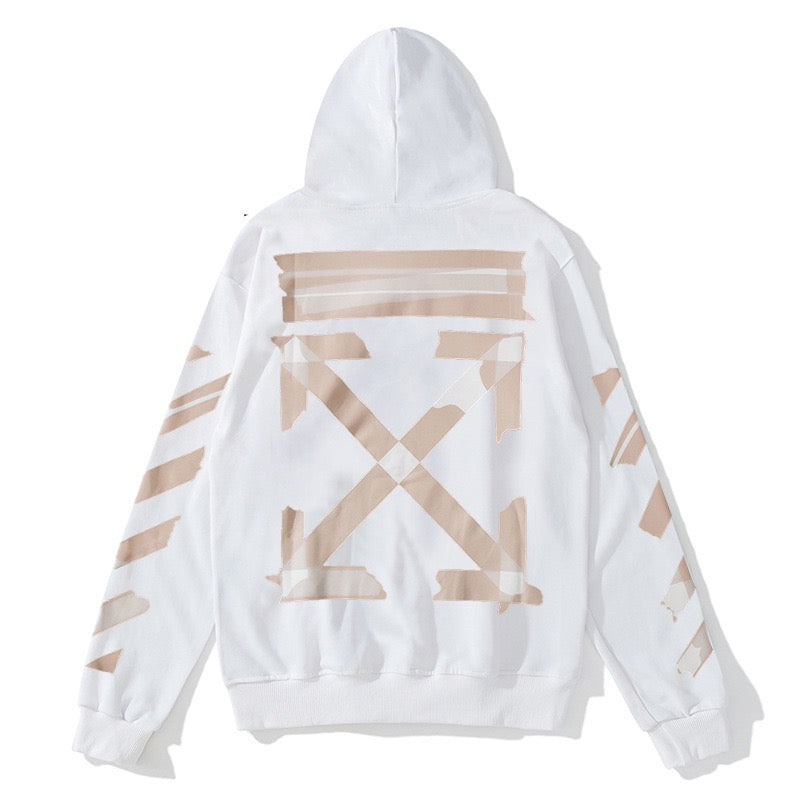 Off-White Tape Arrow Hoodie White