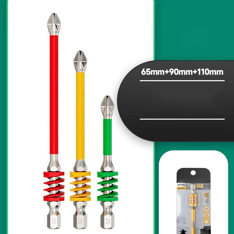 🔥LAST DAY OFFER - 50% OFF🔥Anti-Slip Magnetic Phillips Bit with Spring