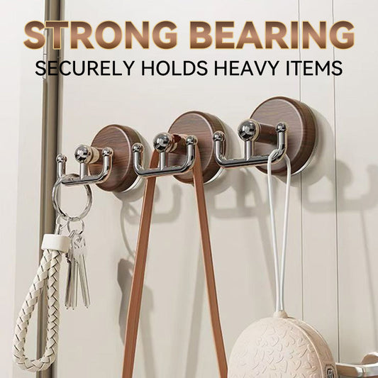 ✨Buy 1 Get 2 Free✨Multi-Functional Wood Grain Suction Cup Hook