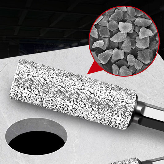 Hex Shank Brazed Hole Opener for Drilling and Grinding