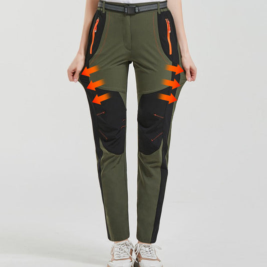 🍂Windproof Waterproof Warm Elastic Waist Hiking Pants🔥Waterproof and insulated