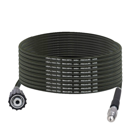 🚿 HOT SALE! ⚡ High-Pressure Sewer Jetter Hose with Nozzle – Strong Pressure Cleaning, Flexible & Durable, Anti-Kink Design, Universal Compatibility for Pipeline & Sewer Unblocking 🛠️