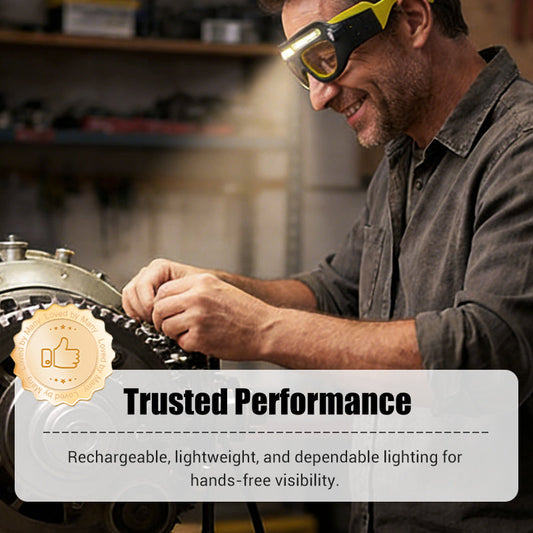 📢📢50 % OFF !!✨Rechargeable LED Glasses Headlamp