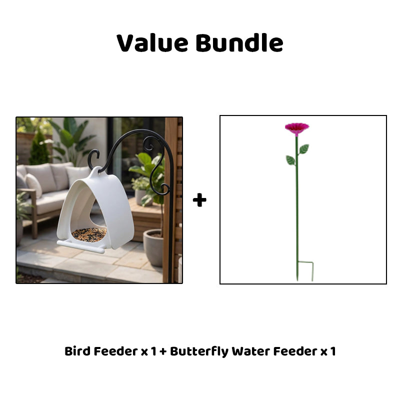 π¦β¨ Modern Hanging Bird Feeder 2026 UPGRADE | For Outdoor Gardens | Elegant Design, Superior Quality π