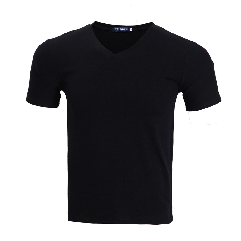 Classic V-Neck Cotton Short Sleeve T-Shirt
