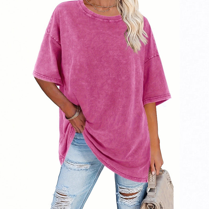 Women's Washed Vintage Oversized T-Shirt