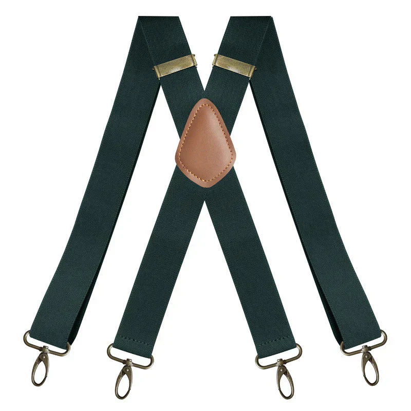 📢📢50% OFF !! ⏰Men's X-Back Suspenders with Hook Clips