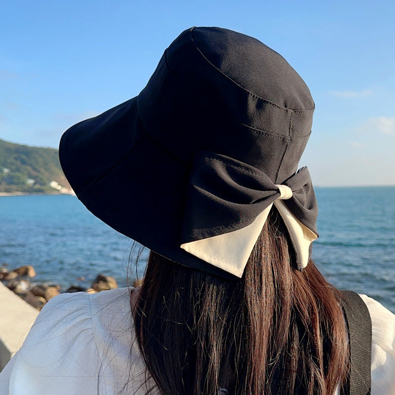 π LIMITED-TIME 50% OFF! β¨ Women's Bowknot Wide Brim Sun Hat β Foldable, 360Β° Protection π