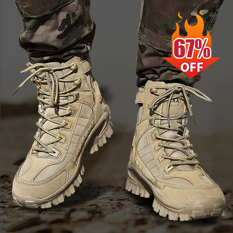 👢 Tactical Sports Boots - Waterproof & Non-Slip Grip, Reinforced Toe for Outdoor/Training/Military Use ⚡📦