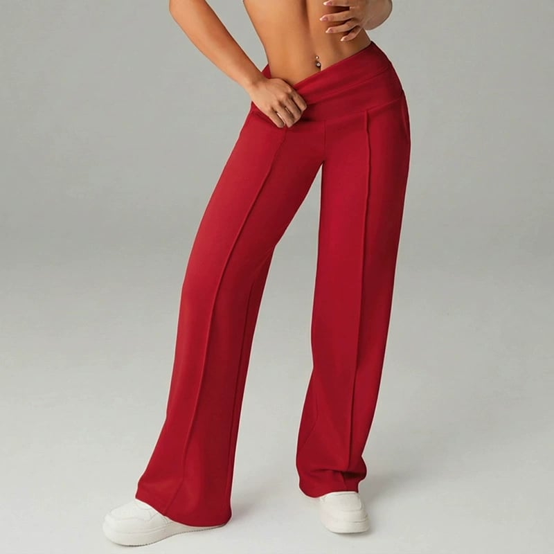 💗LAST DAY SALE 50% OFF⚡50K+ SOLD💕Women's Plain Loose Straight Leg Pants