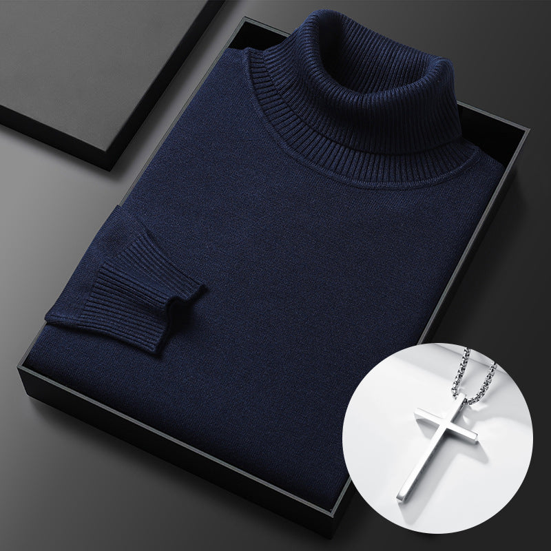 ⏳ Hot Sale!  ⏰Men's Solid Color Premium Turtleneck Sweater👔