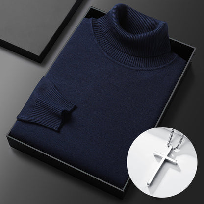 ⏳ Hot Sale!  ⏰Men's Solid Color Premium Turtleneck Sweater👔