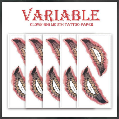 🧛Limited-time offer 50% Halloween Prank Makeup Temporary Tattoo