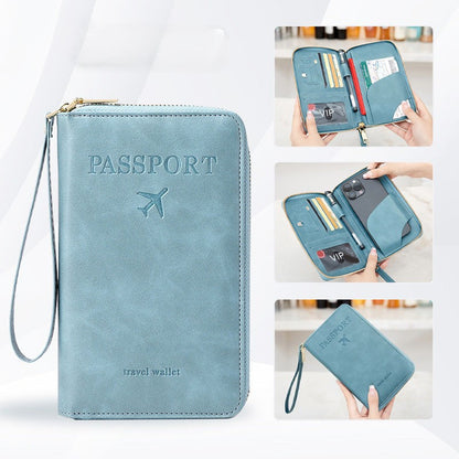 🧳2026 Tourism Must✈️Multifunctional RFID Passport Wallet