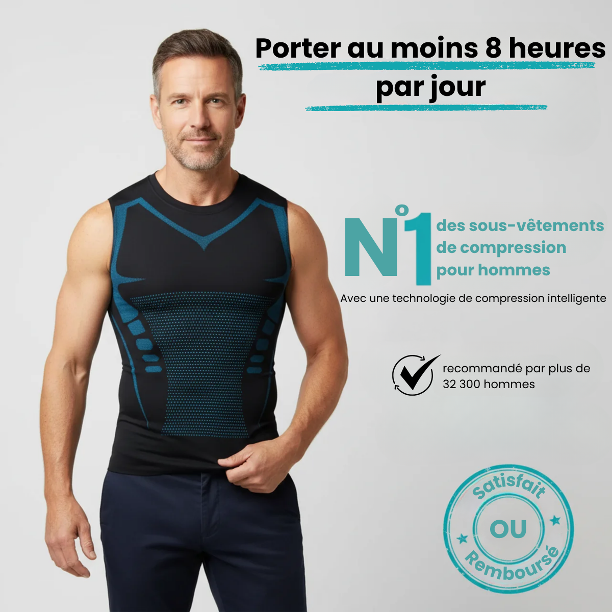 📢📢50% OFF!!⏰ Ionic Shaping Vest – Compression, Cooling, Sleeveless, Body Contouring 💪