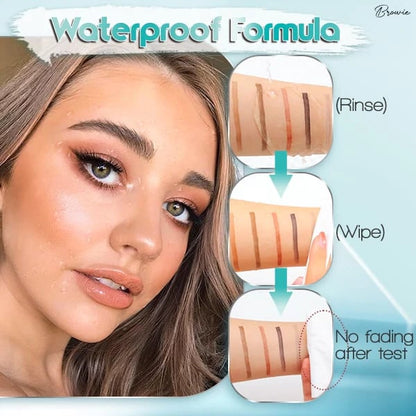 💓Buy 1 Get 1 Free 💓Waterproof & 4 Tips for Natural Brows!