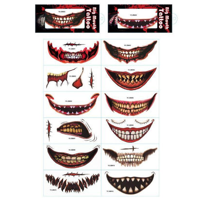 🧛Limited-time offer 50% Halloween Prank Makeup Temporary Tattoo
