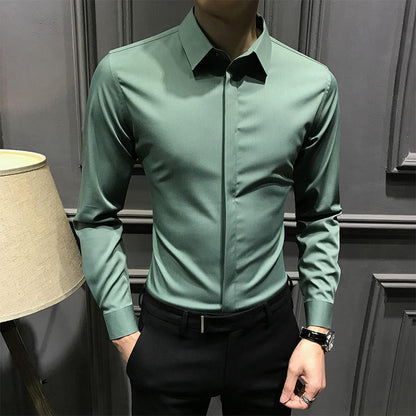🔥Hot Sale🔥Men's Wrinkle-Free Button-Down Shirt