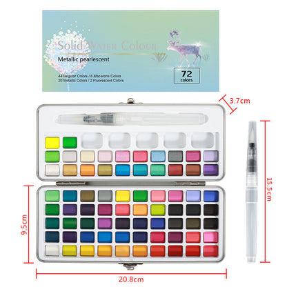 📢📢50%  OFF !! ⏰Premium Watercolor Set - Portable Paint Kit - Perfect for Gifting to Adults, Teens, Tweens, & Kids