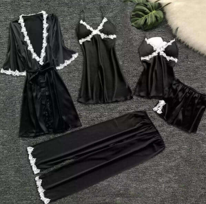 💖Limited Sale 50% OFF💖5 Piece Ice Silk Pajamas