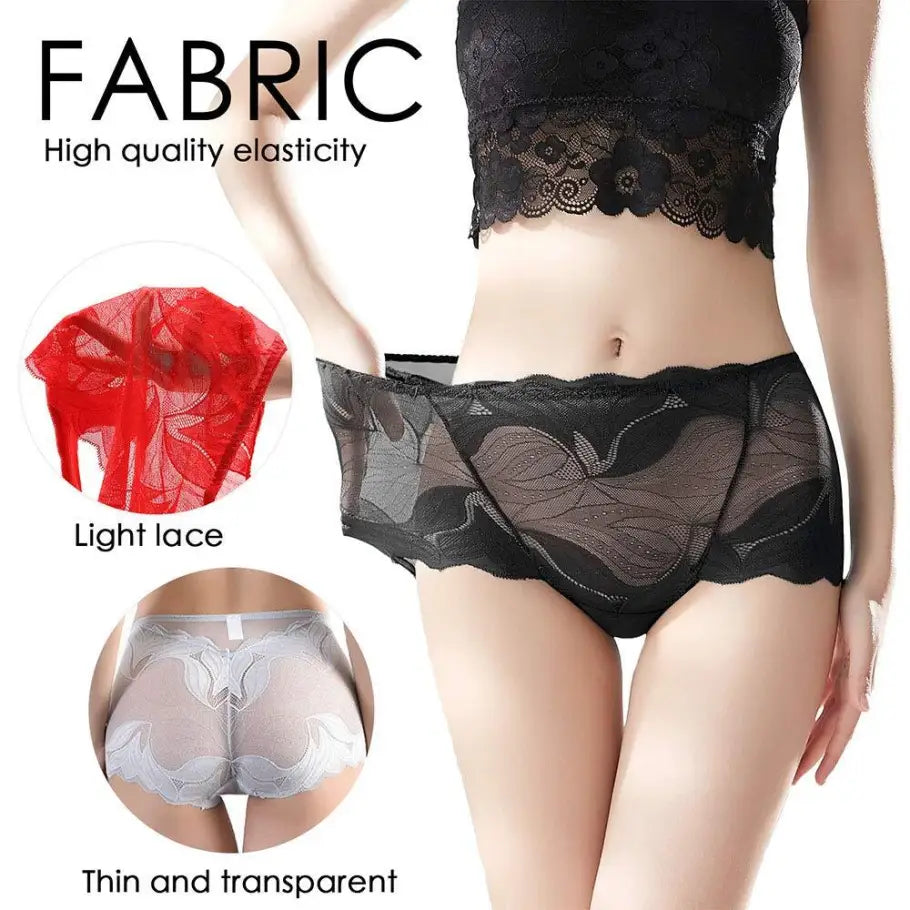 💋Buy 4 Get 4🔥Ladies Silk Lace Handmade Underwear