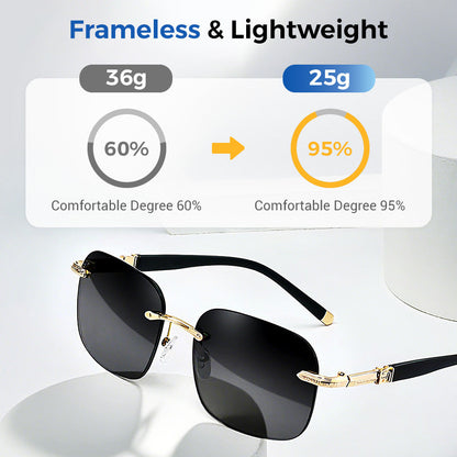 🔥Buy 1 Get 1 Free🎁Men's Stylish Frameless High Definition Polarized Sunglasses