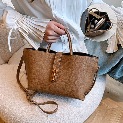 🌸Sale For 50% OFF🌸💎Women's Elegant Solid Color French Style Handbag