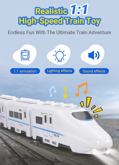 🎁 Hot Sale 49% OFF🚅Electric Universal Simulation High Speed Railway Harmony Train Toy