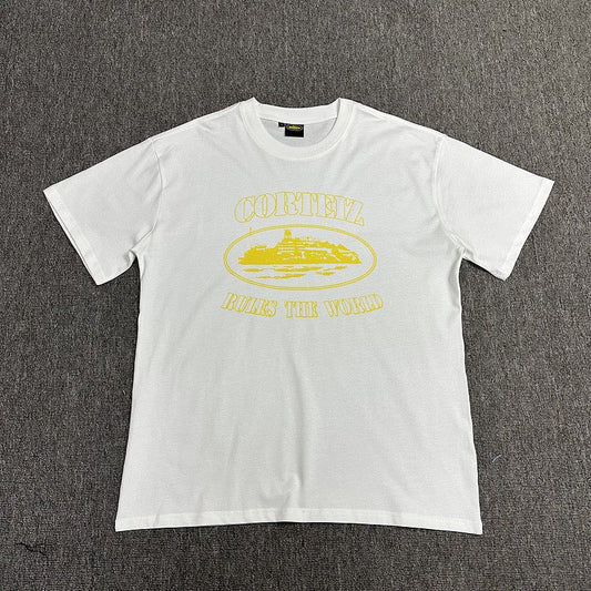 Vintage Graphic Print Short Sleeve T-Shirt Casual Streetwear Cotton Tee