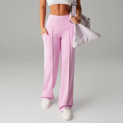 💗LAST DAY SALE 50% OFF⚡50K+ SOLD💕Women's Plain Loose Straight Leg Pants