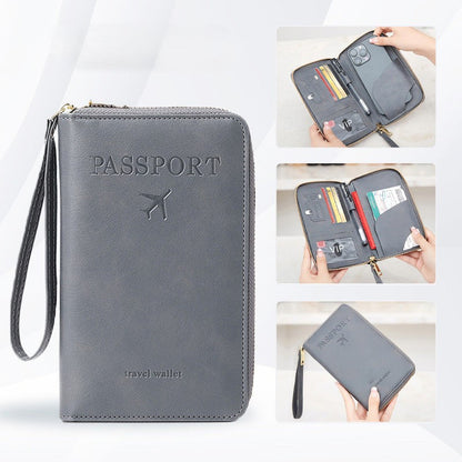 🧳2026 Tourism Must✈️Multifunctional RFID Passport Wallet