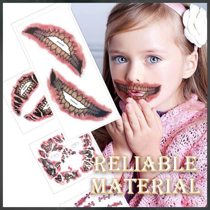 🧛Limited-time offer 50% Halloween Prank Makeup Temporary Tattoo