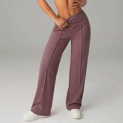 💗LAST DAY SALE 50% OFF⚡50K+ SOLD💕Women's Plain Loose Straight Leg Pants