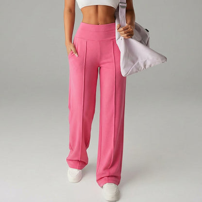 💗LAST DAY SALE 50% OFF⚡50K+ SOLD💕Women's Plain Loose Straight Leg Pants