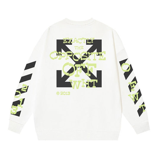 Off-White Opposite Graphic Sweatshirt White