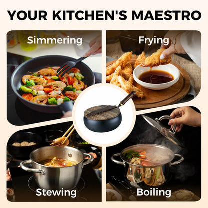 Professional-Grade Uncoated Iron Pot – 50% OFF Today! ⏳