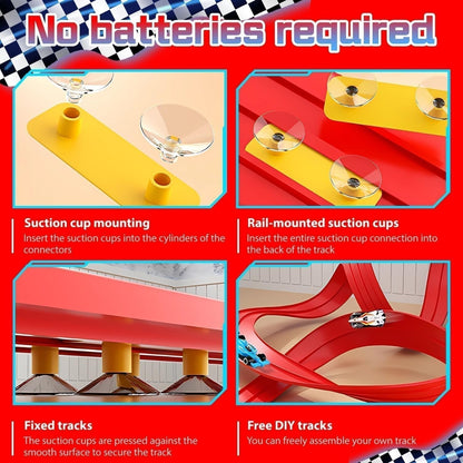 🎄🎁 2025 Christmas Surprise Gift: DIY Hot Wheels Racetrack Racing Toy 🚗✨