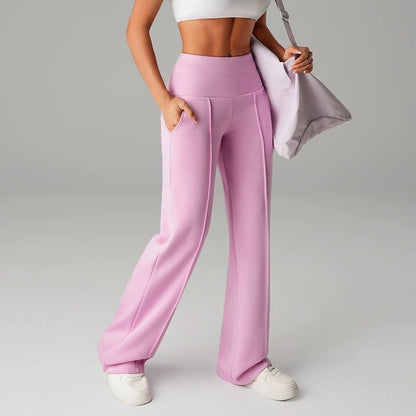 💗LAST DAY SALE 50% OFF⚡50K+ SOLD💕Women's Plain Loose Straight Leg Pants