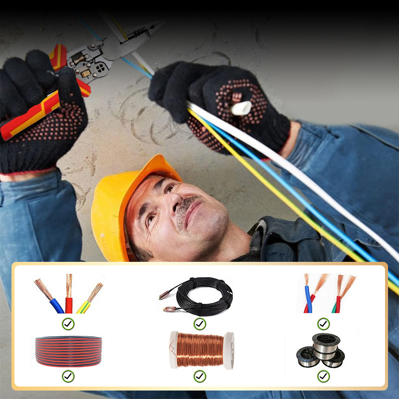 🔥2025 HOT SALE 50% OFF 🔥New🔥8-in-1 Wire Stripper with Voltage Meter🚀