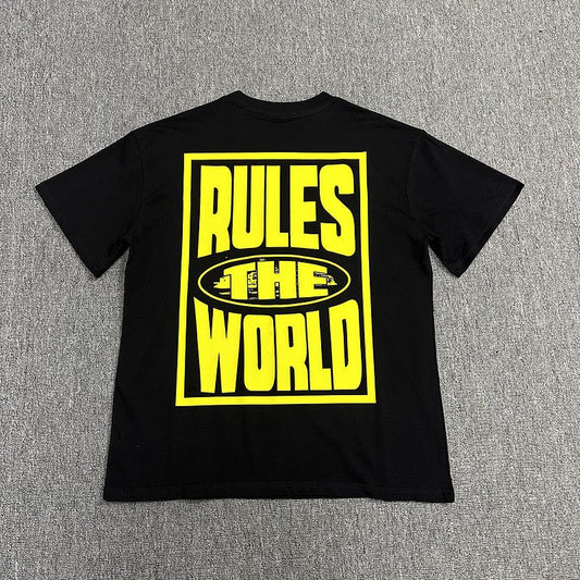 Cartoon Graphic Print Oversized T-Shirt Streetwear Casual Short Sleeve Tee