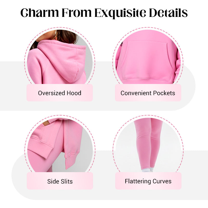 Women's Stylish Hoodie & Pants Set