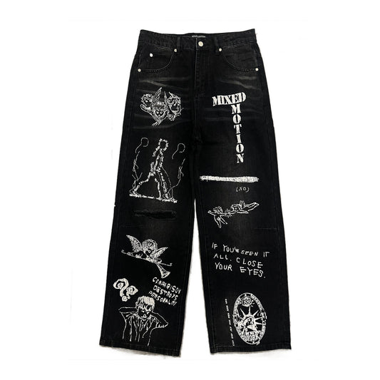 Black “Canvas” Denim