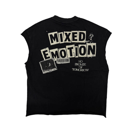 “Newspaper” Sleeveless tee