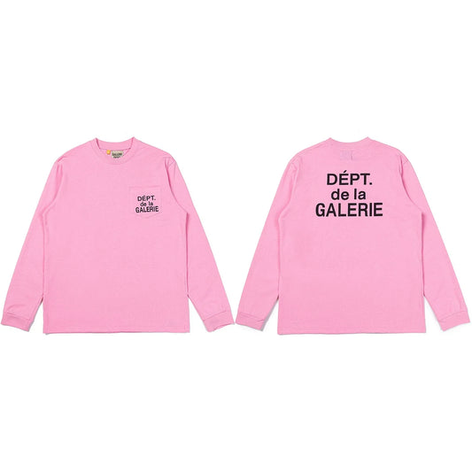 Gallery Dept. Pocket DÉPT. de la GALERIE Long Sleeve T-Shirt - Pink