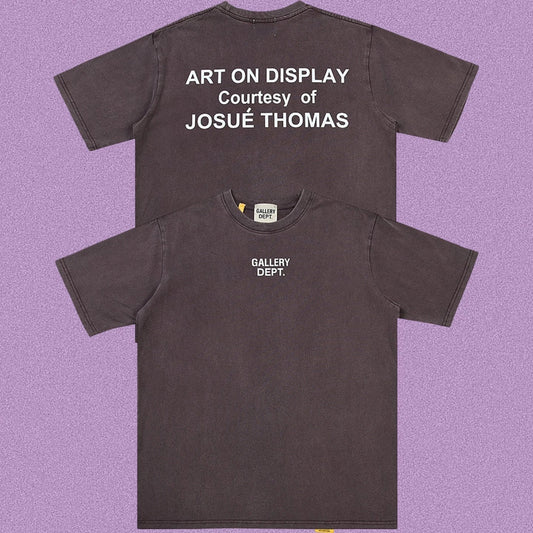 Gallery Dept. Art On Display Short Sleeve T-Shirt - Dark Charcoal