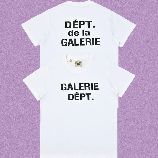 Gallery Dept. Galerie Dépt. Short Sleeve T-Shirt - White/Black